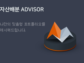 자산배분 ADVISOR. 나만의 맞춤형 포트폴리오를 제시해드립니다.